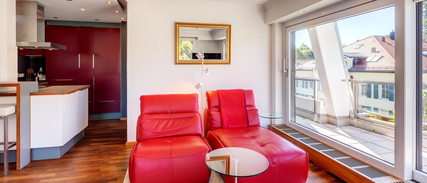 ático München Menterschwaige 02 zona de día  8181