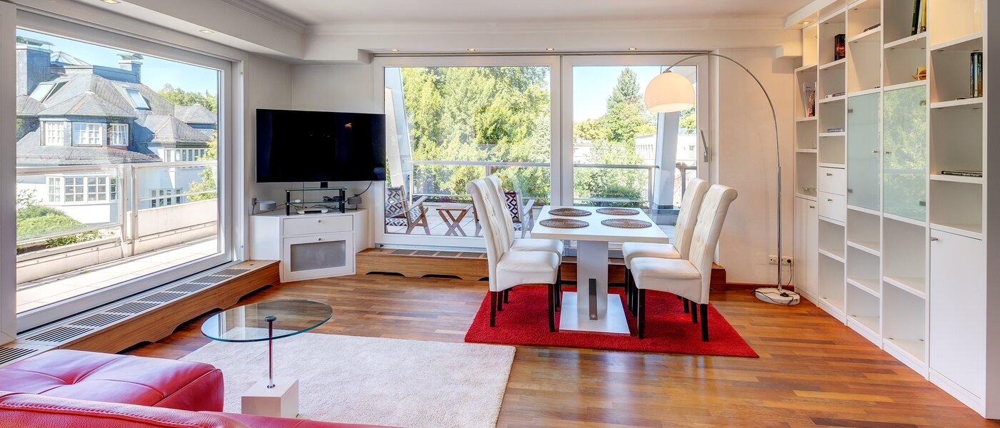 ático München Menterschwaige 04 zona de día  8181