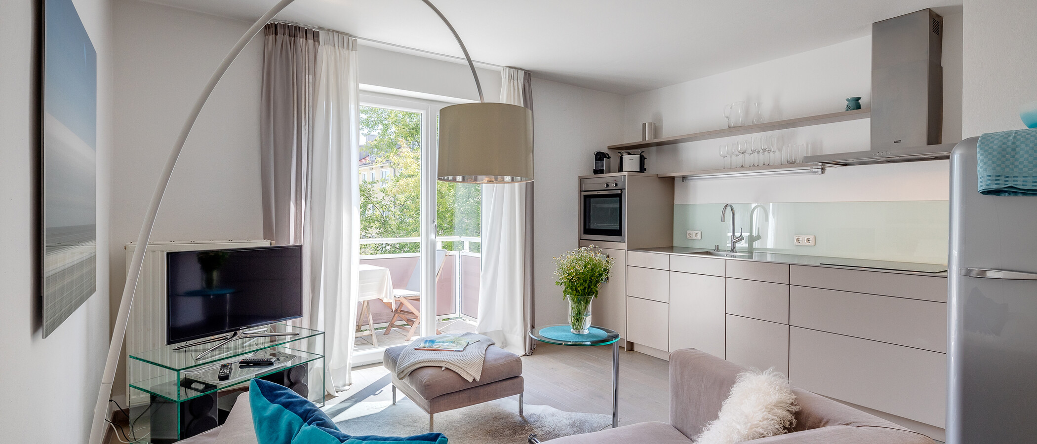apartamento München Schwabing 01 sala de estar 8204