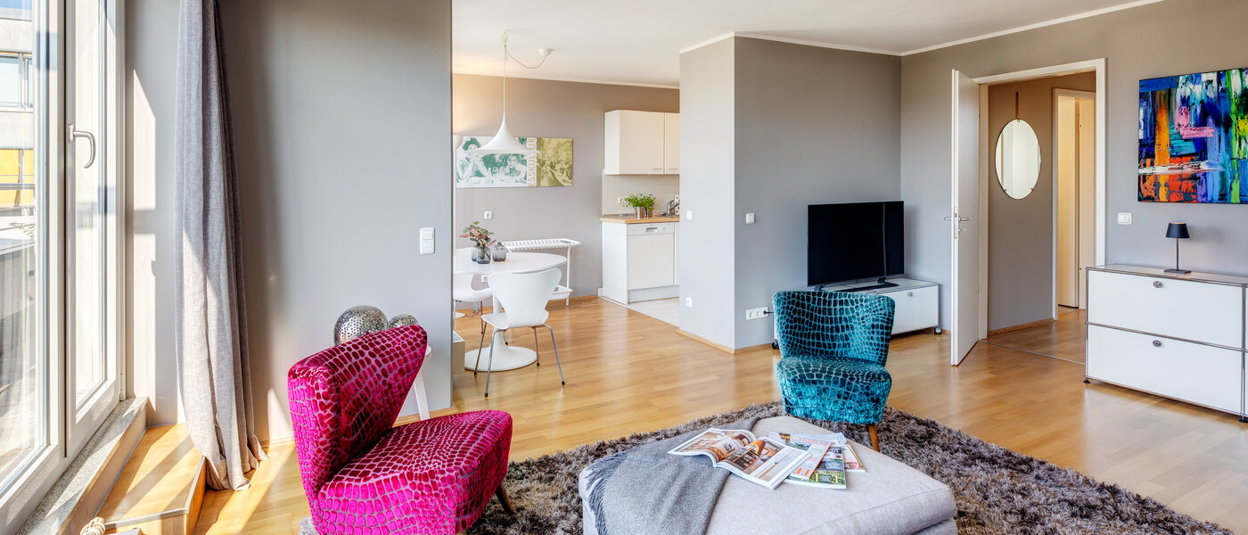 apartamento München Maxvorstadt - Universitätsviertel 04 zona de día  8264