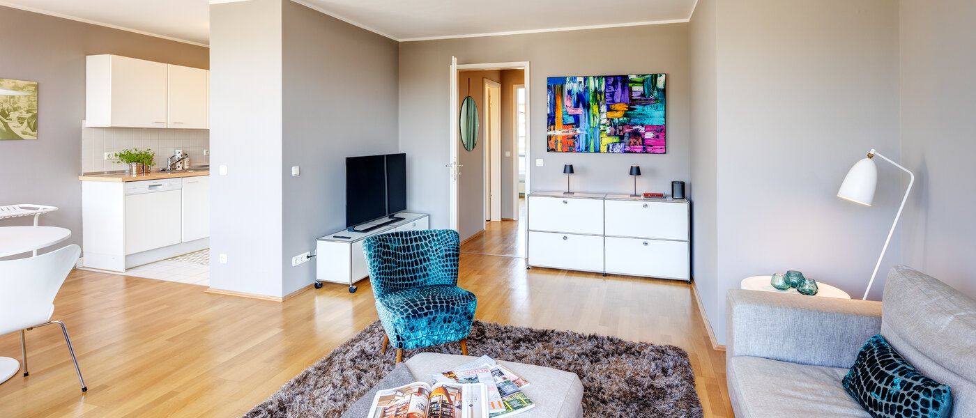 apartamento München Maxvorstadt - Universitätsviertel 05 zona de día  8264