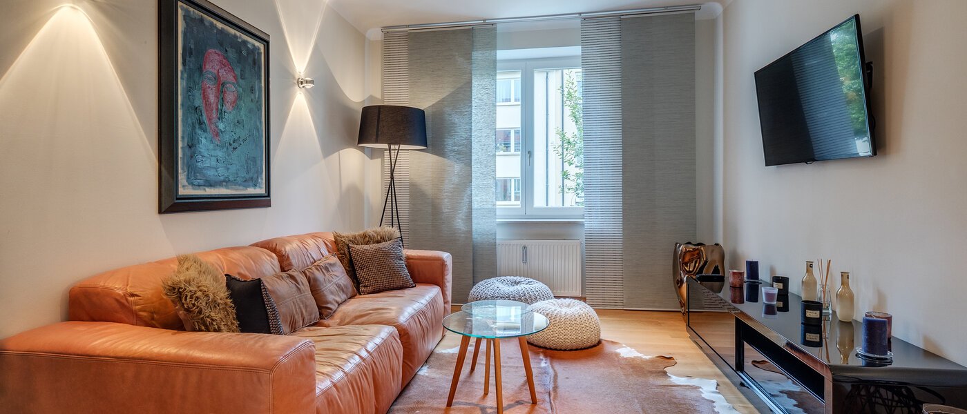 apartamento München Schwabing 01 sala de estar 8281