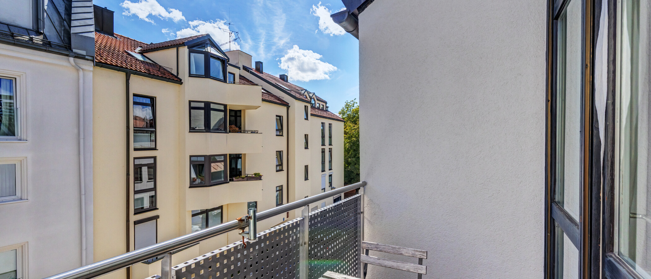 dúplex con galería München Nymphenburg 02 balcón 8333