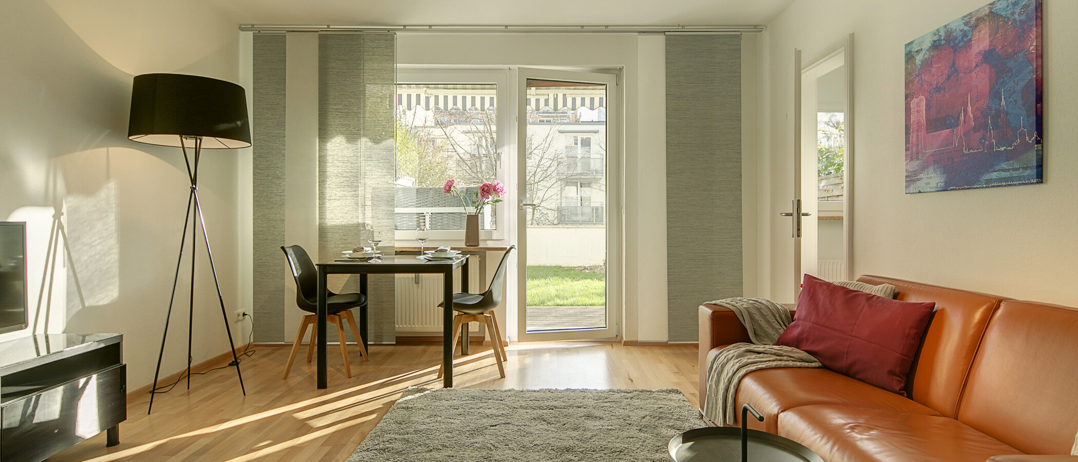 piso con jardín München Maxvorstadt 01 salón 8378