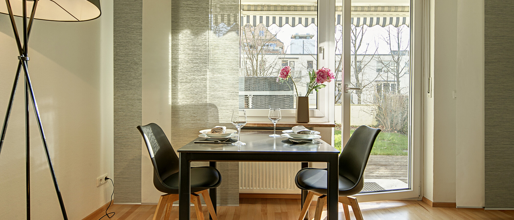 piso con jardín München Maxvorstadt 03 salón 8378