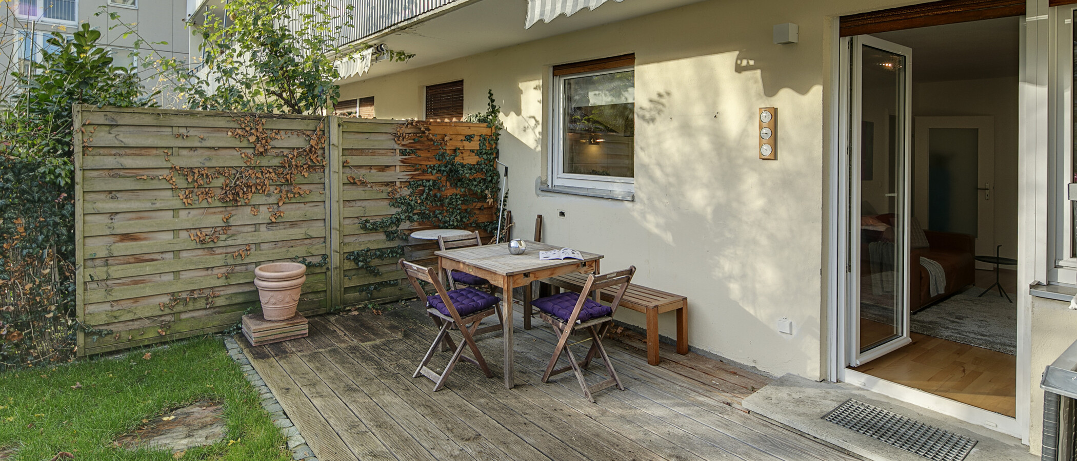 piso con jardín München Maxvorstadt 01 terraza 8378