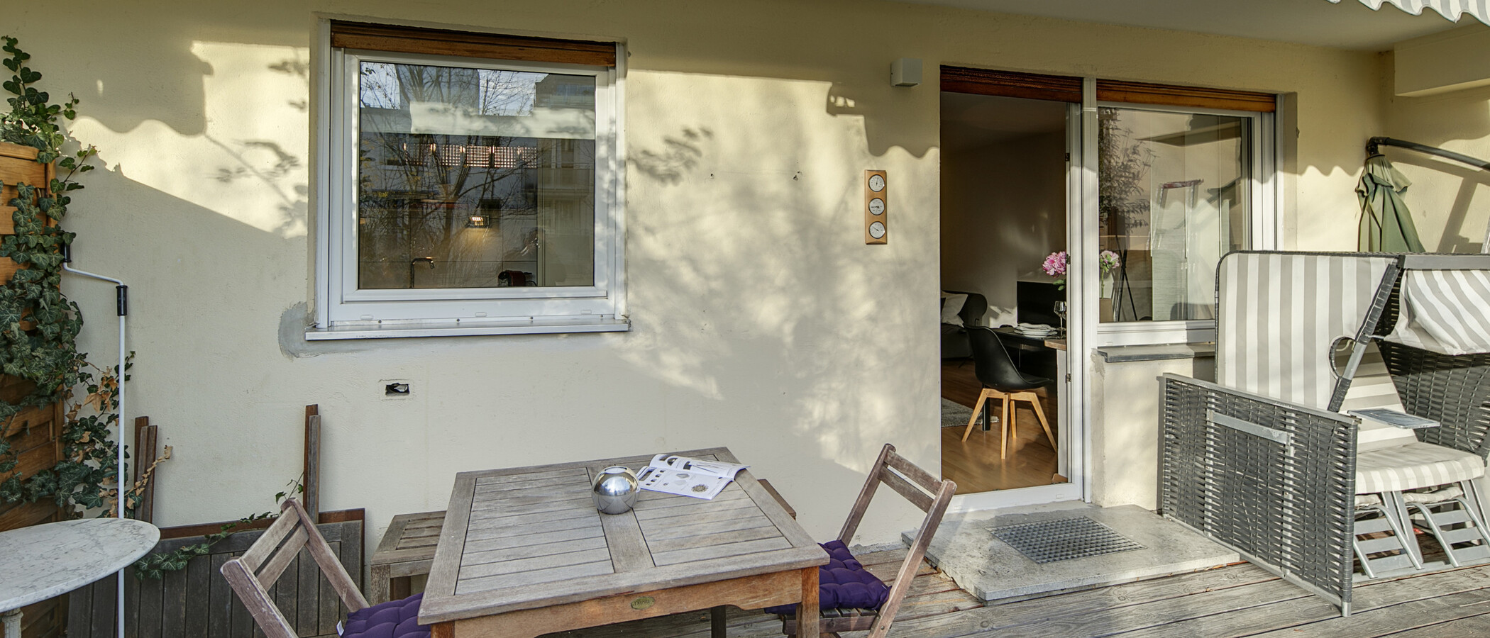 piso con jardín München Maxvorstadt 02 terraza 8378