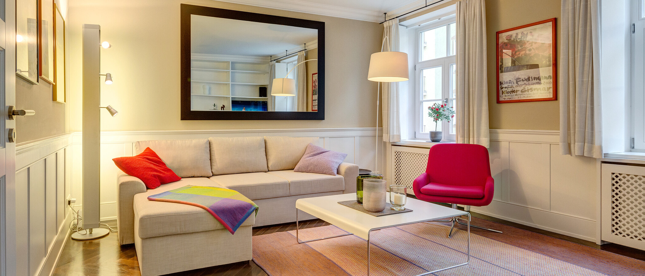 apartamento München Maxvorstadt - Universitätsviertel 01 salón 8395