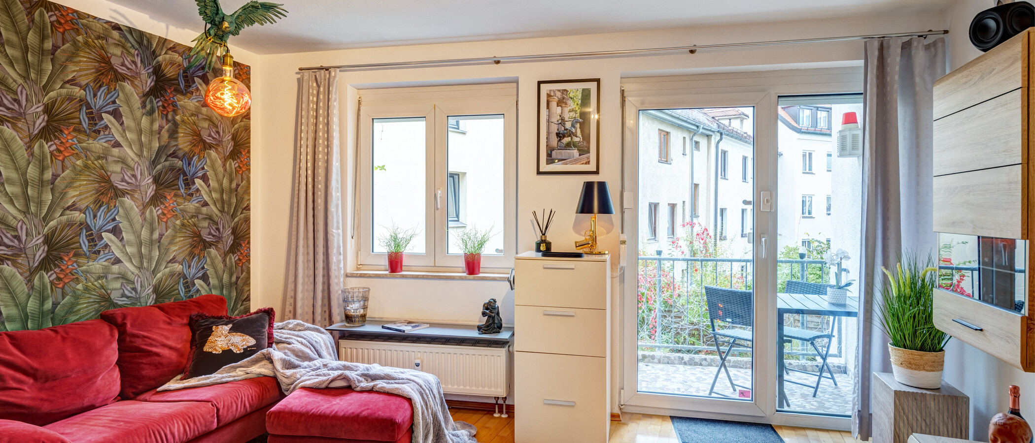 apartamento München Untergiesing 01 zona de día  8397