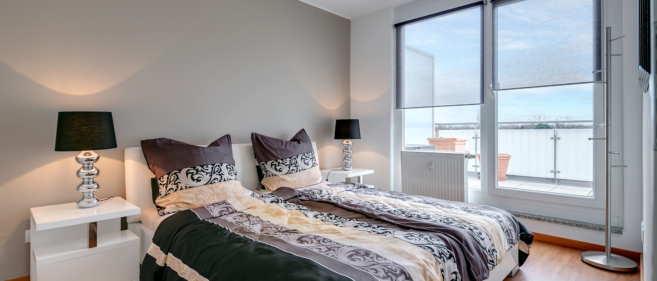 ático con terraza München Bogenhausen 01 dormitorio 8467