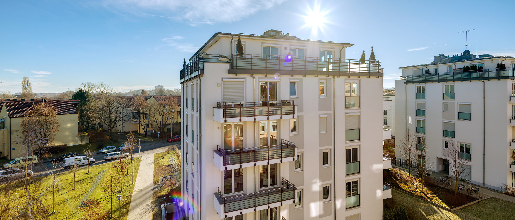 ático con terraza München Bogenhausen 01 vista 8467