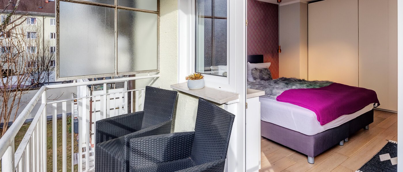 apartamento München Maxvorstadt - Museumsviertel 01 balcón 8504