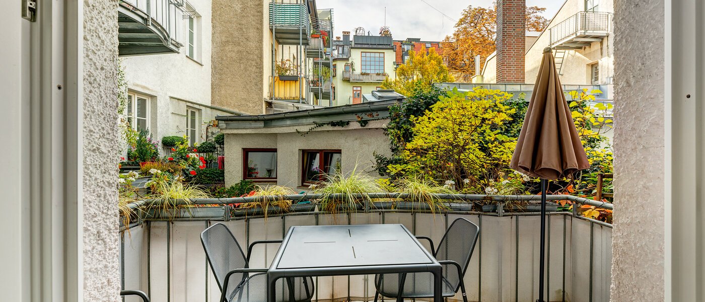 apartamento München Maxvorstadt - Universitätsviertel 01 balcón 8558