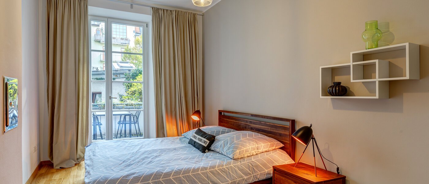 apartamento München Maxvorstadt - Universitätsviertel 01 1. dormitorio 8558