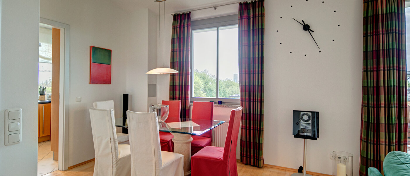 piso con galería München Moosach 04 salón 8607