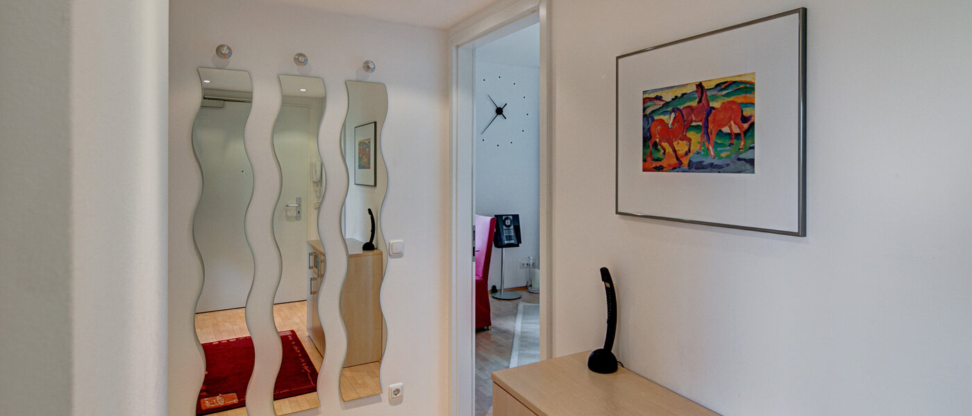 piso con galería München Moosach 04 pasillo 8607