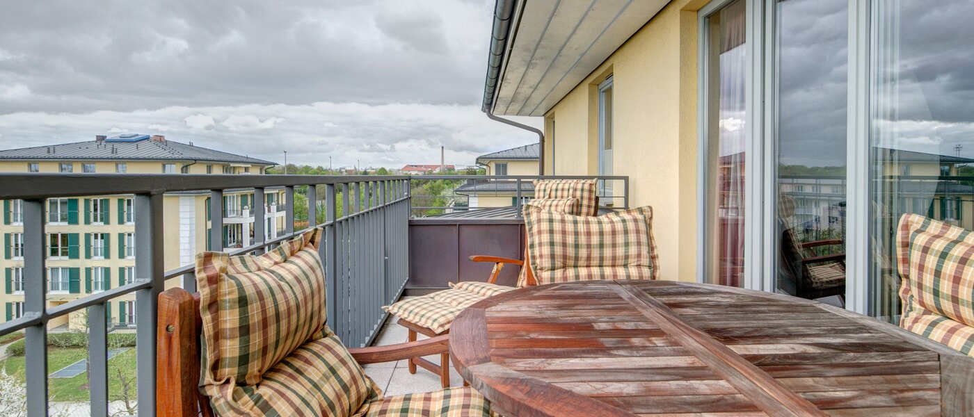 piso con galería München Moosach 03 terraza 8607