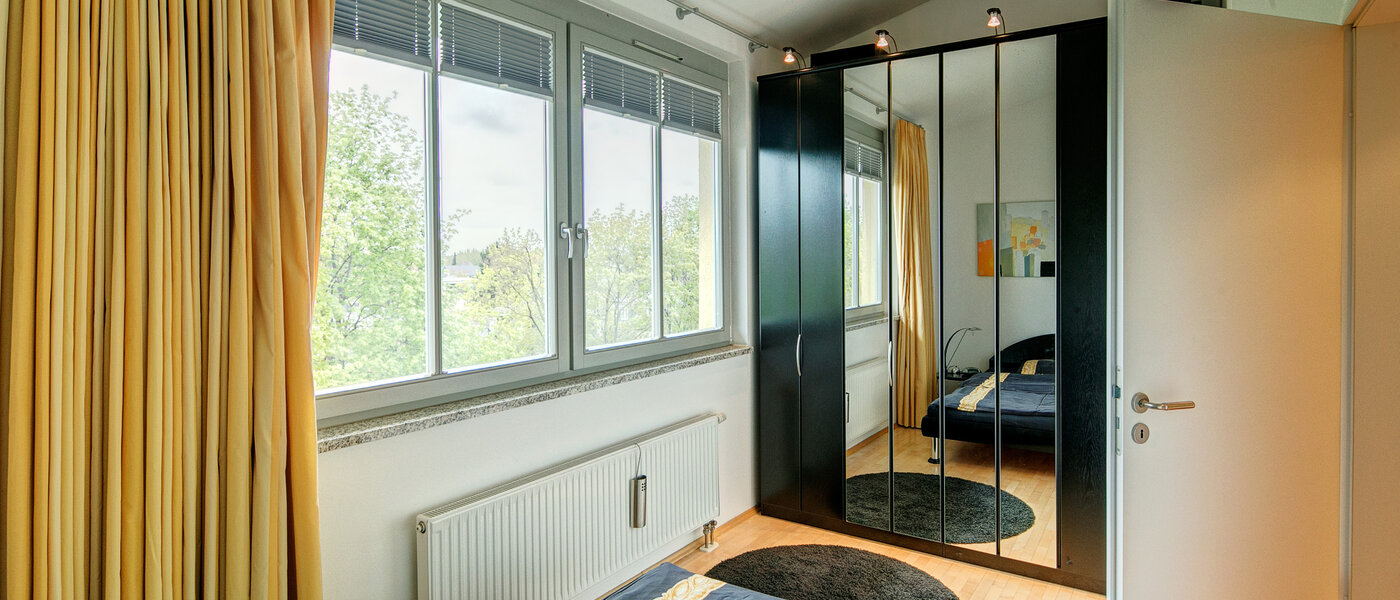 piso con galería München Moosach 02 dormitorio 8607