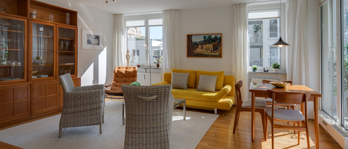 apartamento München Maxvorstadt - Universitätsviertel 02 zona de día  8629