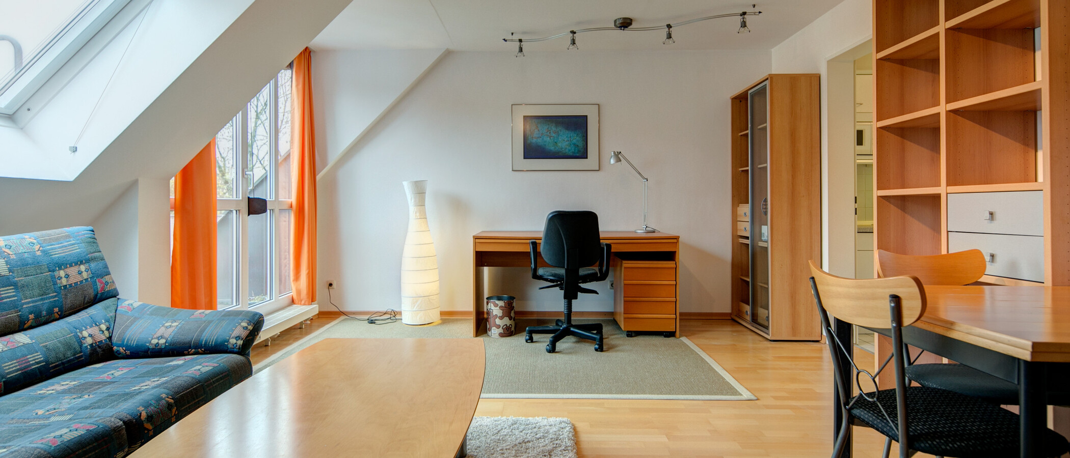 ático München Moosach 02 salón 8631