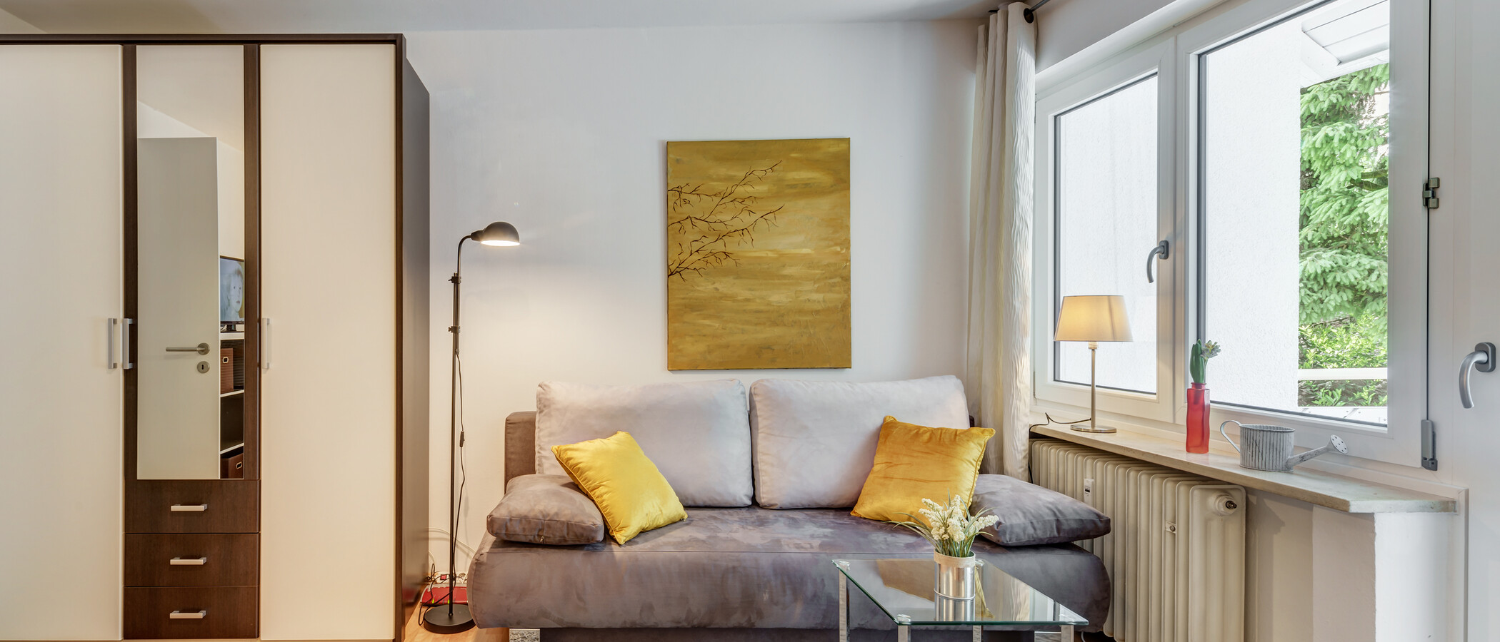 apartamento München Bogenhausen 05 zona de día  8668