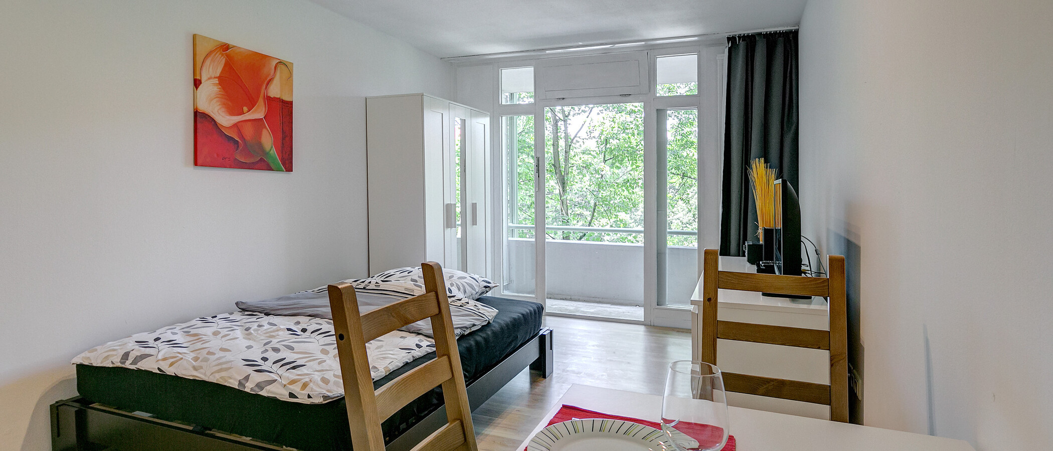 apartamento München Isarvorstadt 02 salón 8737