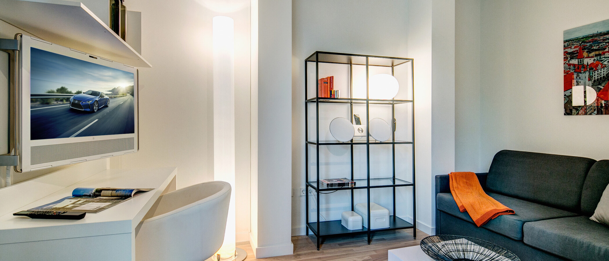 apartamento München Bogenhausen 03 zona de día  8773
