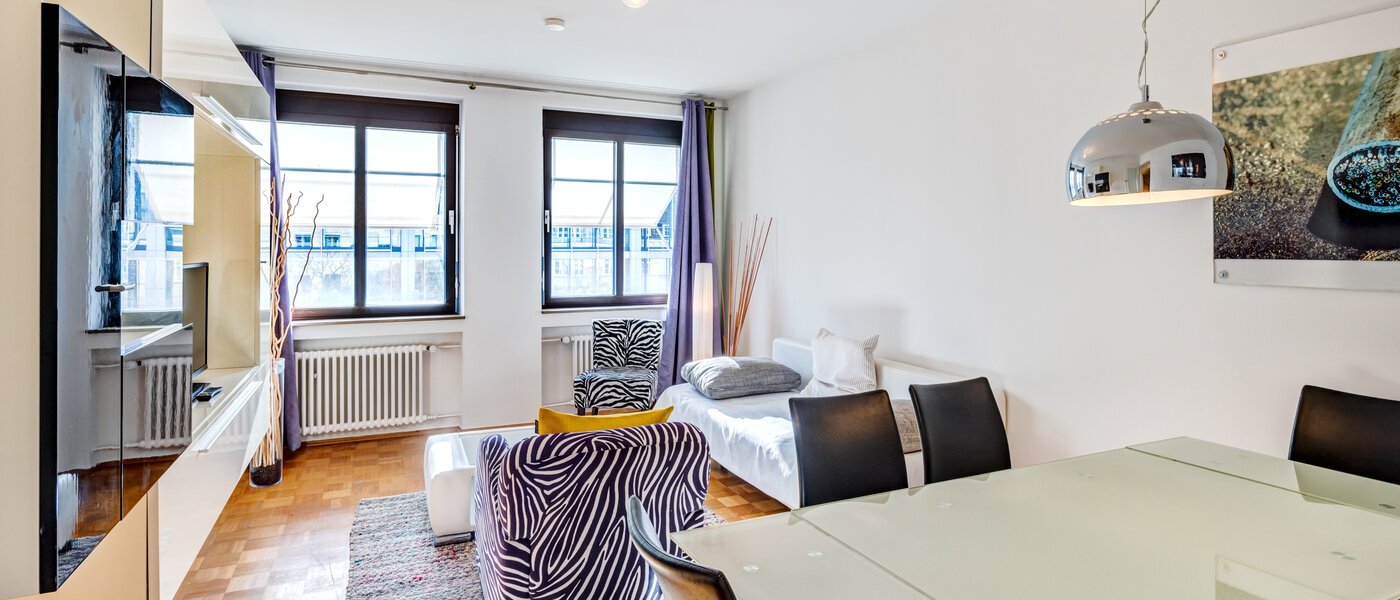 apartamento München Maxvorstadt 01 sala de estar 8779