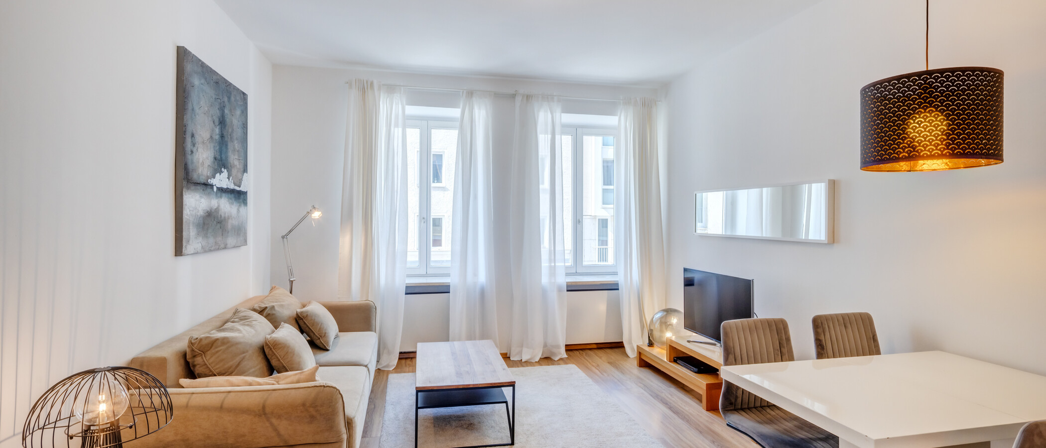apartamento München Maxvorstadt - Universitätsviertel 01 zona de día  8789