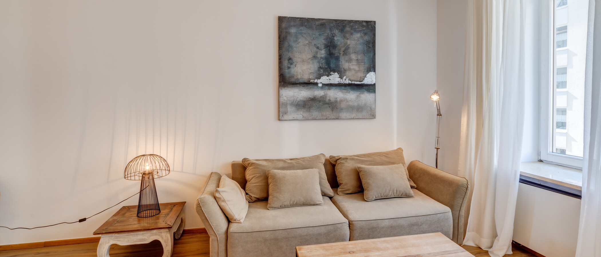 apartamento München Maxvorstadt - Universitätsviertel 02 zona de día  8789