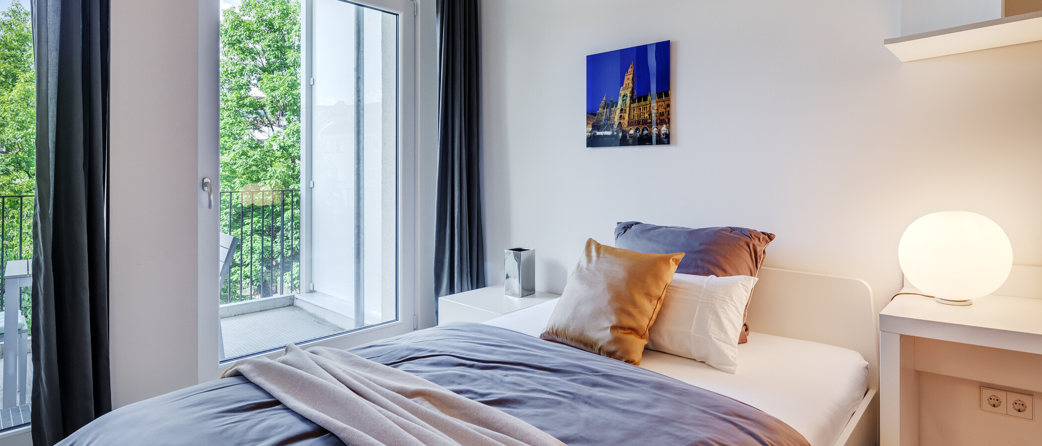 apartamento München Bogenhausen 01 zona de dormir 8796