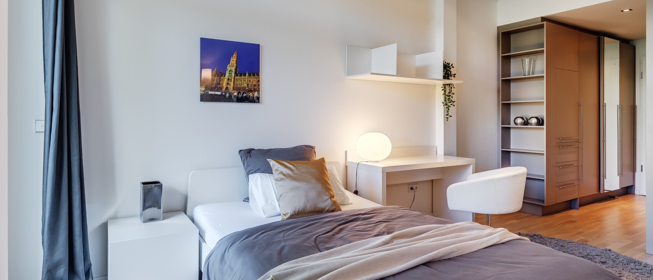 apartamento München Bogenhausen 02 zona de día  8796