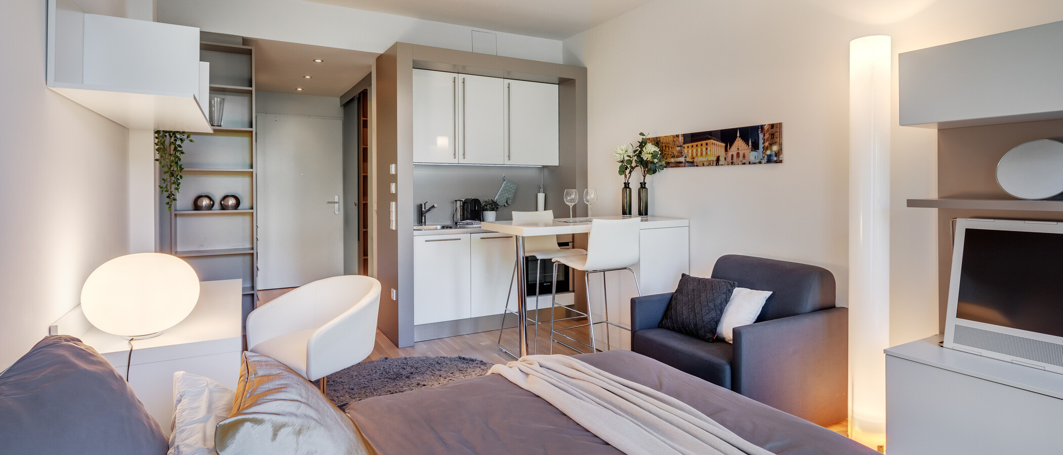 apartamento München Bogenhausen 03 zona de día  8796
