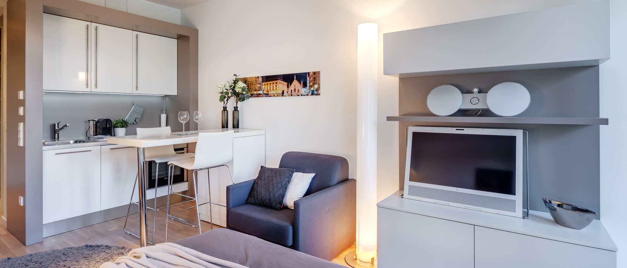 apartamento München Bogenhausen 04 zona de día  8796