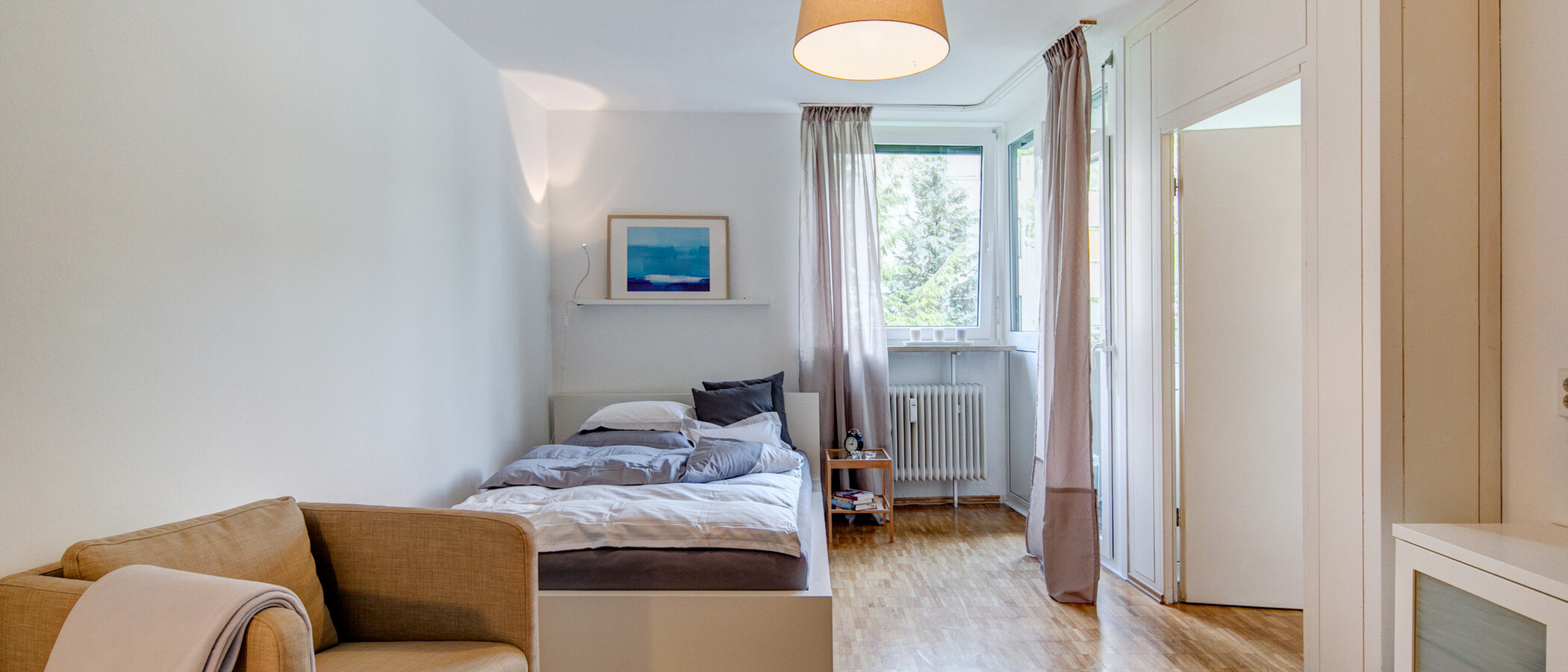 apartamento München Untergiesing 01 salón 8797