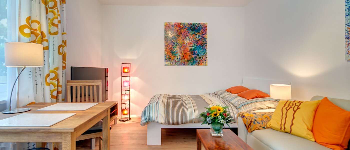 apartamento München Schwabing-West (rund um den Hohenzollernplatz) 04 salón 8843