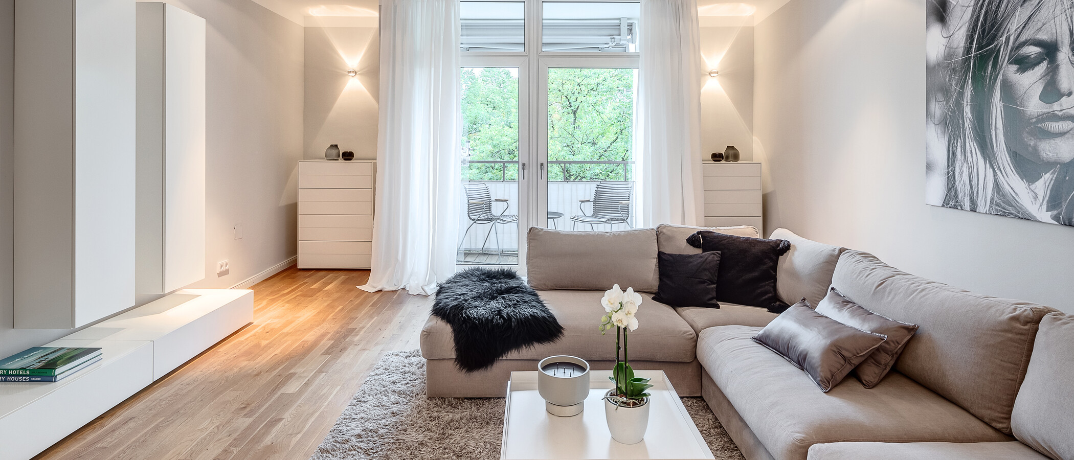 apartamento München Schwabing-West (rund um den Hohenzollernplatz) 02 zona de día  8850