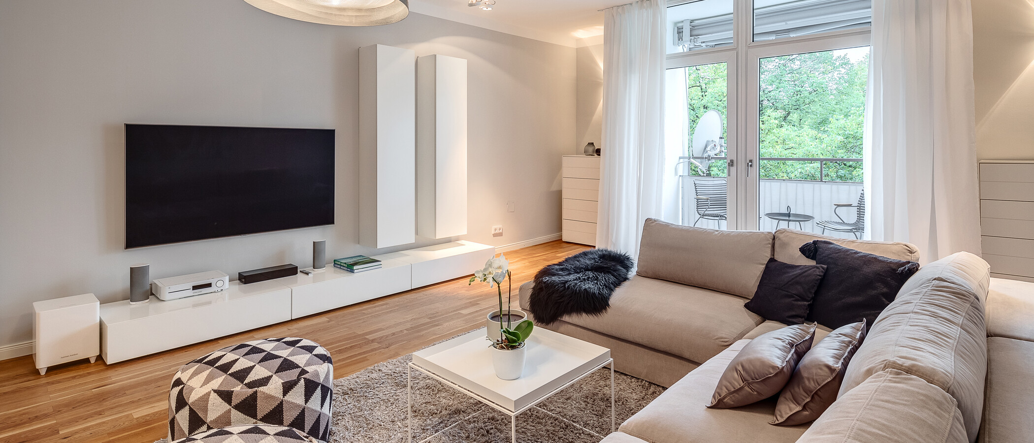 apartamento München Schwabing-West (rund um den Hohenzollernplatz) 04 zona de día  8850