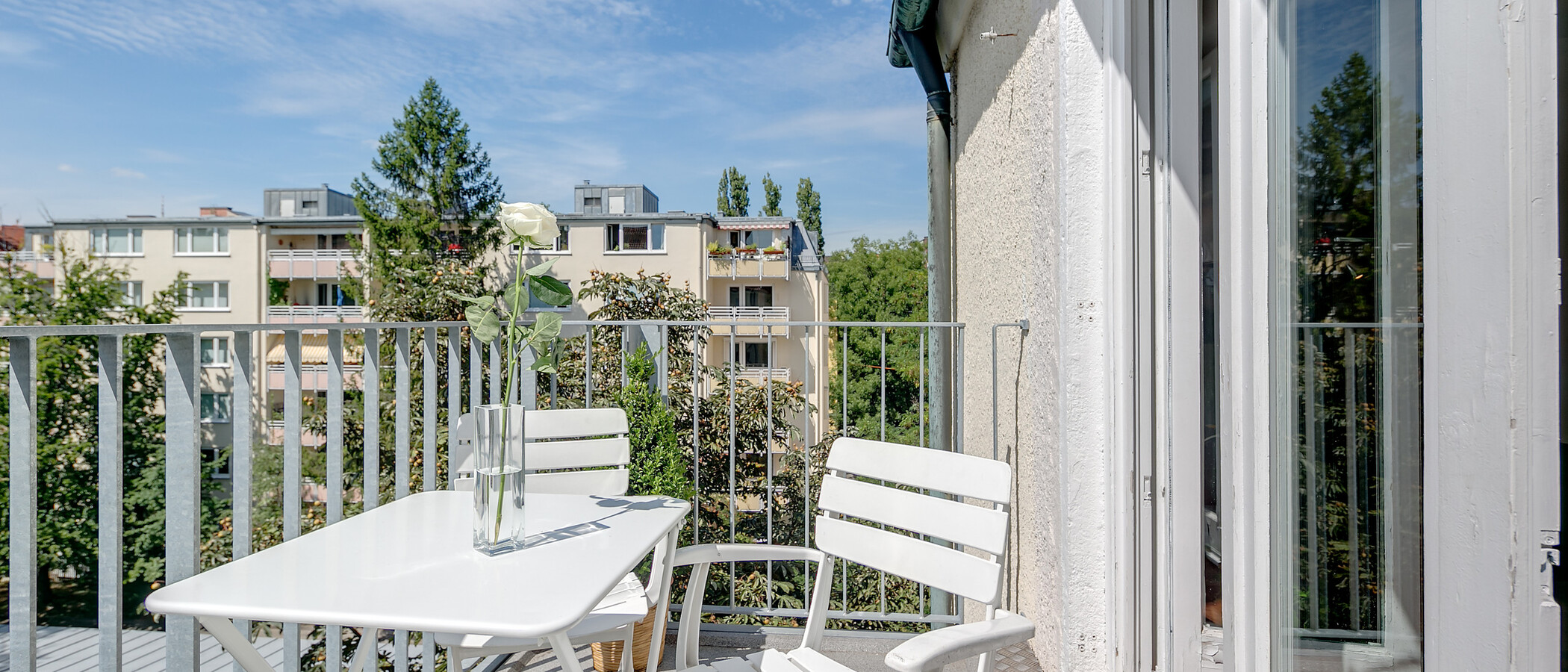 apartamento München Schwabing-Nord (zw. Belgrad- & Leopoldstraße) 02 balcón 8856