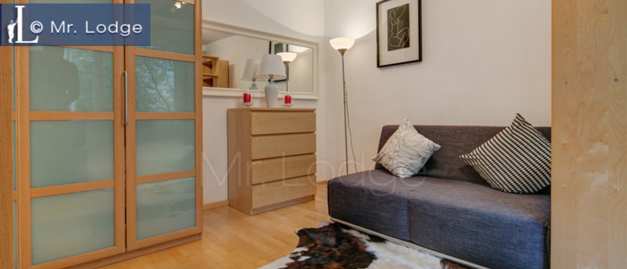 apartamento München Schwabing-Nord (zw. Leopoldstraße & Englischen Garten) 04 salón 8870