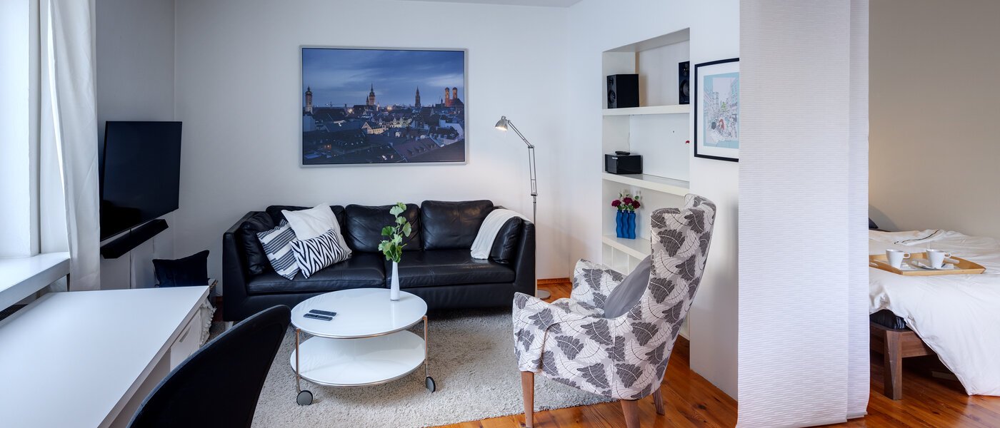 apartamento München Lehel 04 zona de día  8871