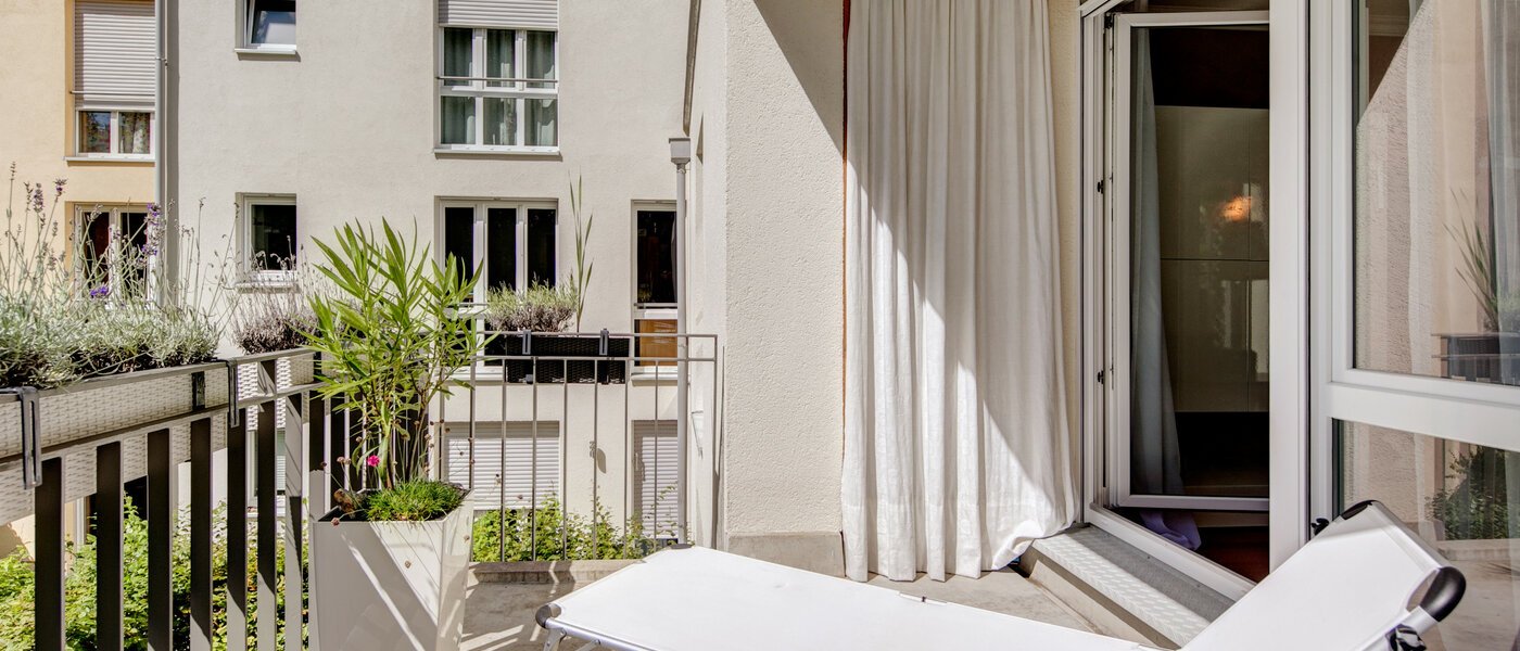 apartamento München Schwabing-Nord (zw. Belgrad- & Leopoldstraße) 03 balcón 8881