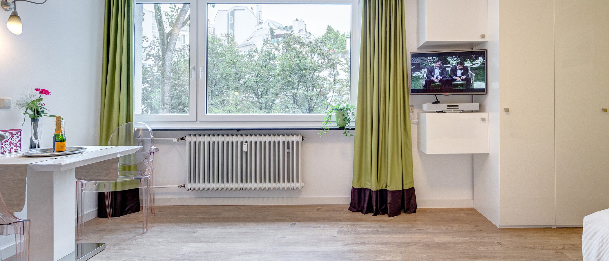 apartamento München Schwabing-West (rund um den Hohenzollernplatz) 03 salón 8939