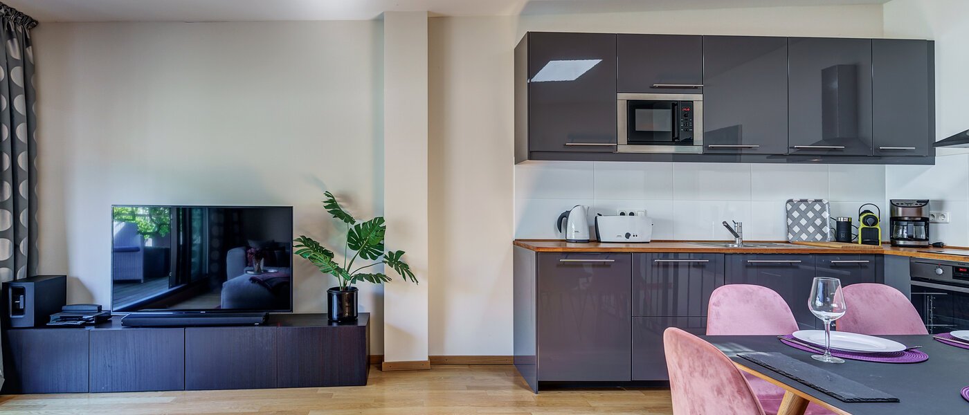 ático con terraza München Altstadt 03 zona de día  9009