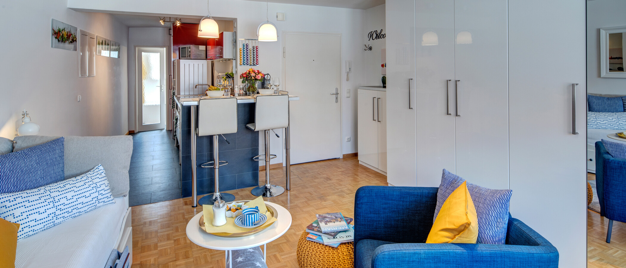 apartamento München Lehel 04 zona de día  9018