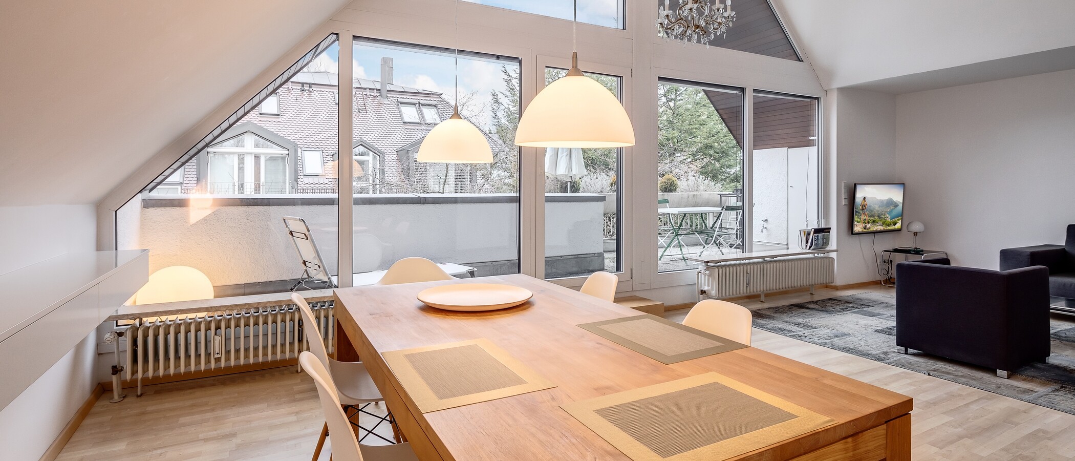 apartamento München Nymphenburg-Gern 04 zona de día  9046