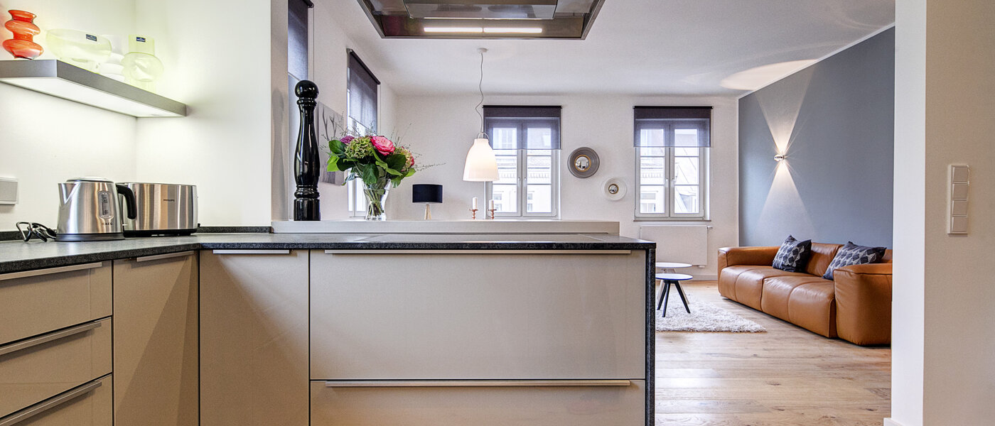 apartamento München Maxvorstadt - Universitätsviertel 08 cocina 9074