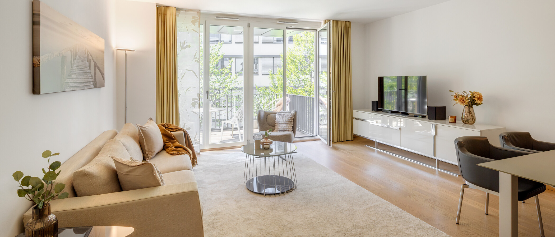 apartamento München Maxvorstadt 01 zona de día  9128