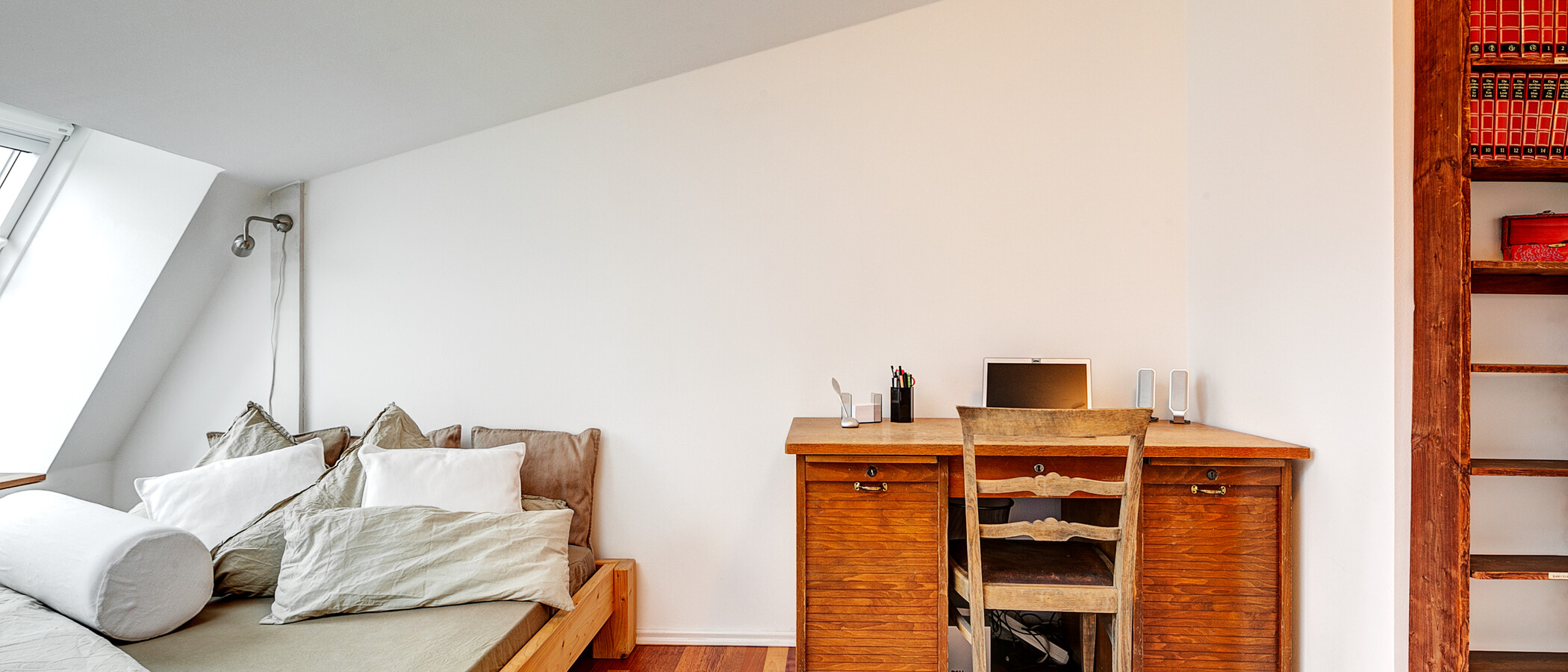 ático con terraza München Gärtnerplatzviertel 02 dormitorio 9135