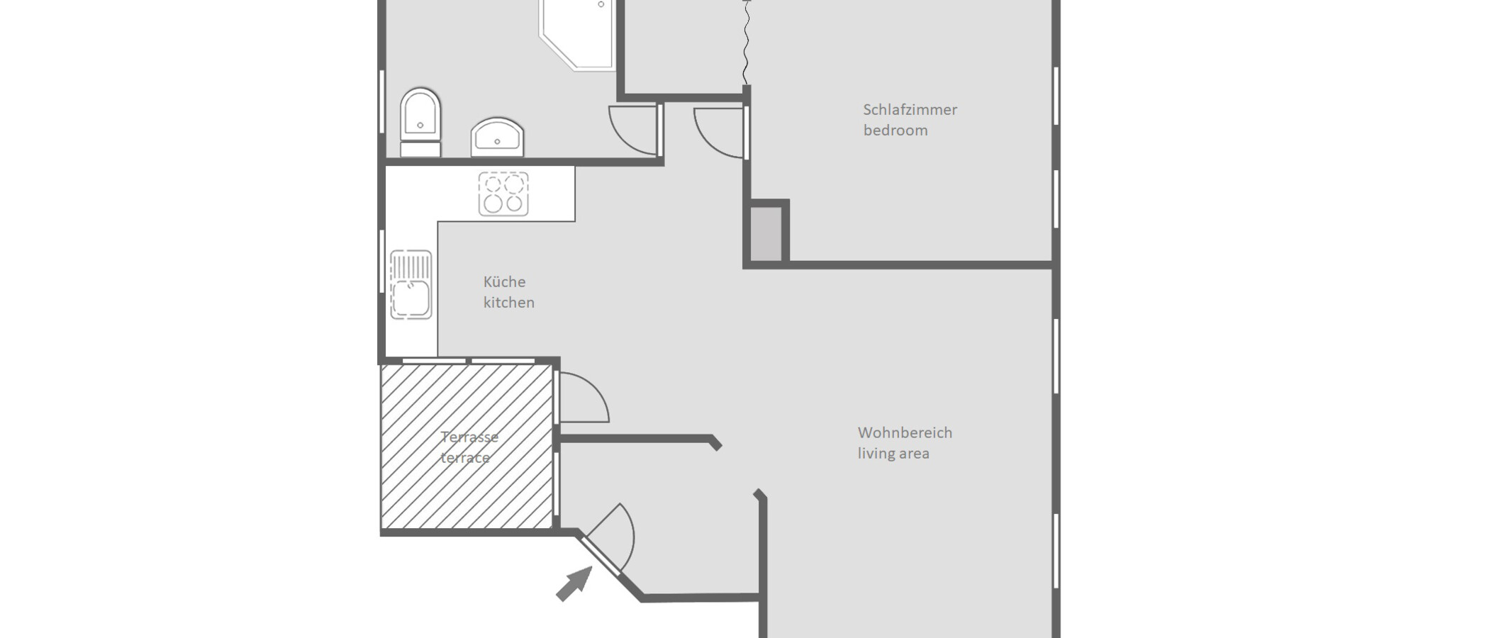 ático con terraza München Gärtnerplatzviertel 01 plano 9135